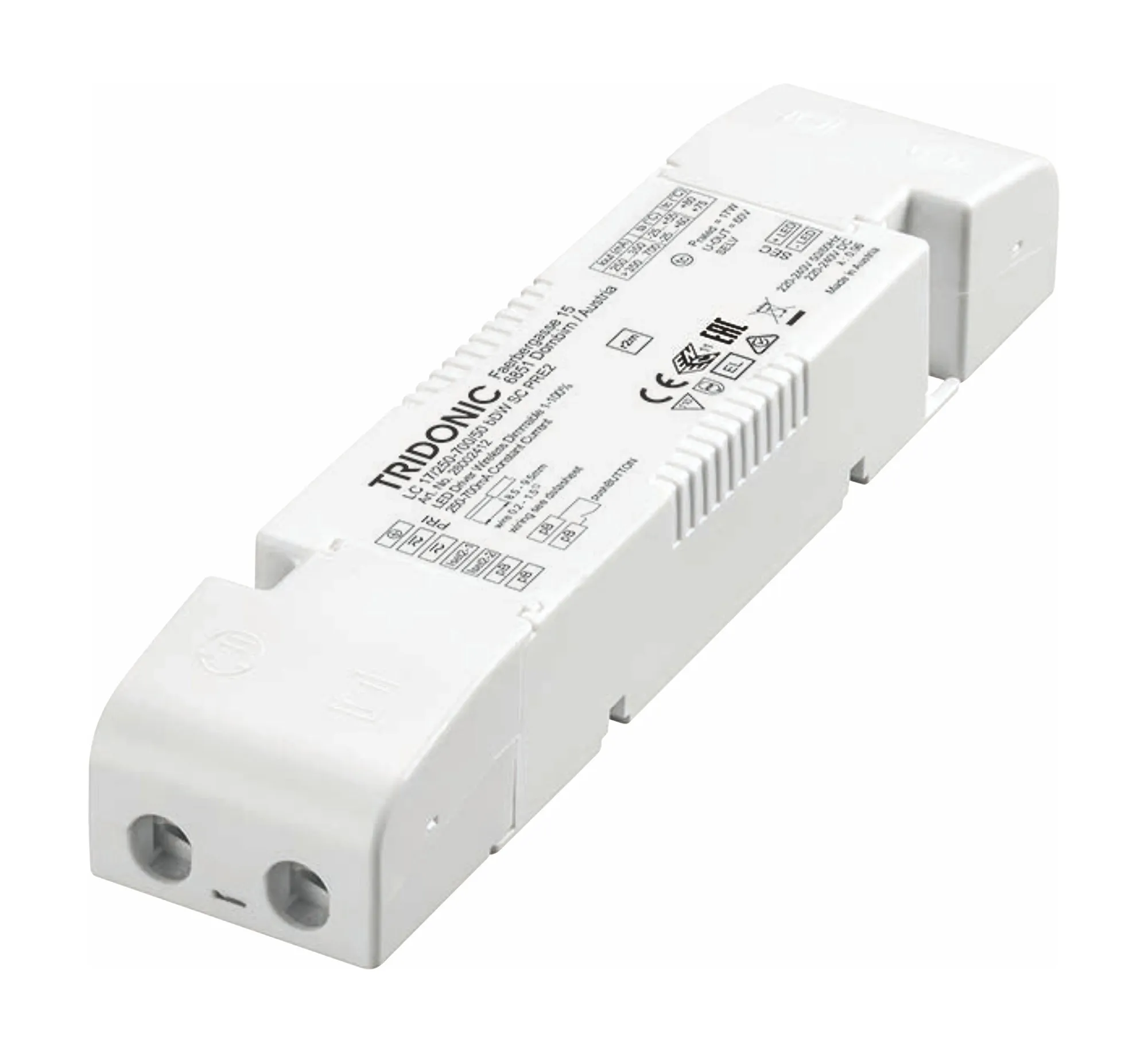28002412  Tridonic, LC 17W 250/300/350/400/450/500/550/600/650/700mA bDW SC PRE2